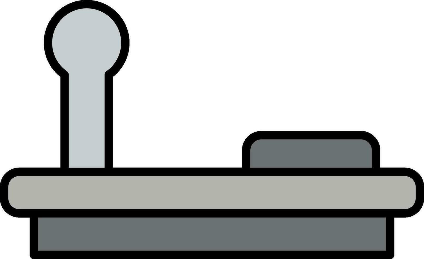 Joystick Line Filled Icon vector