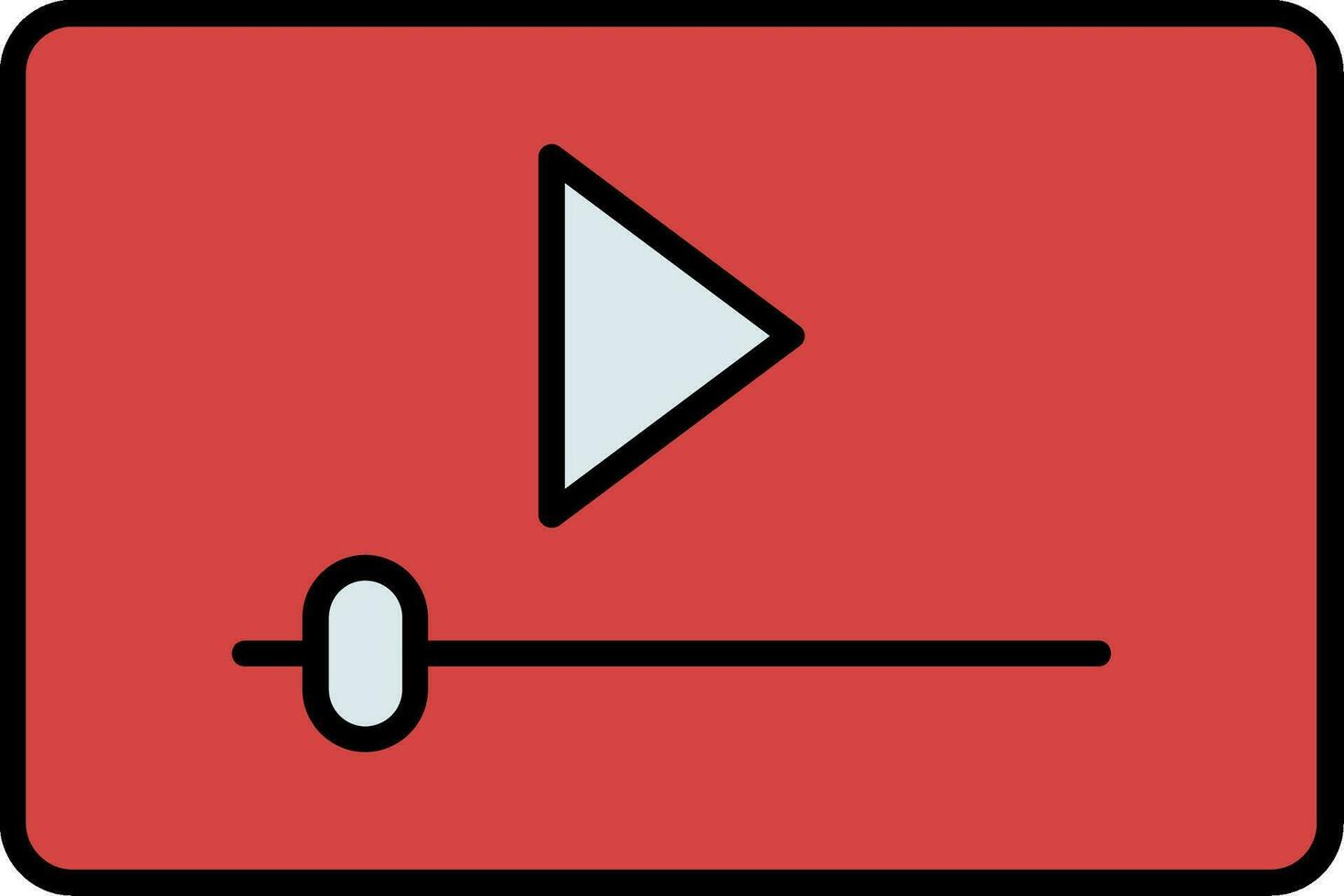 Video Marketing Line Filled Icon vector