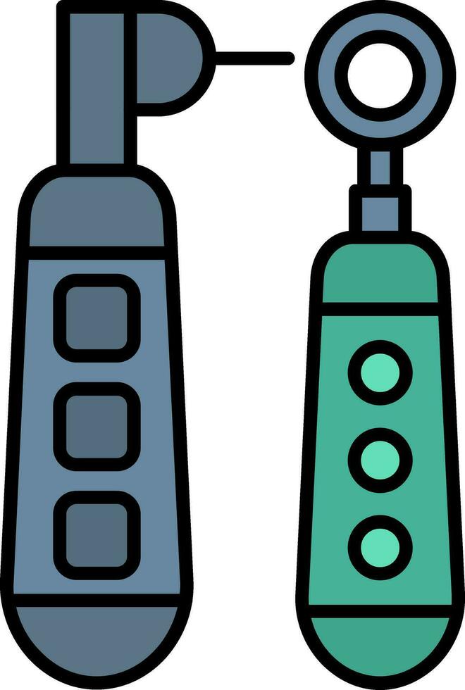 Medical Equipment Line Filled Icon vector