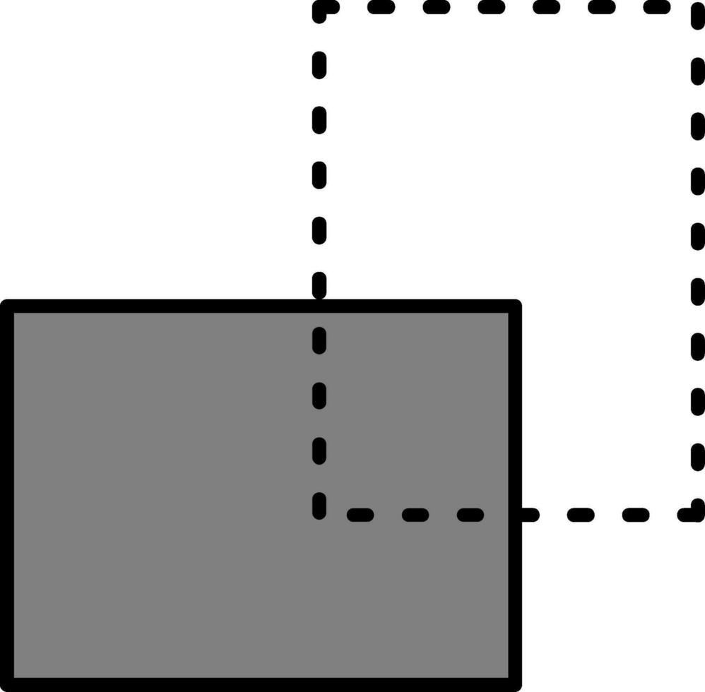 Transform Line Filled Icon vector