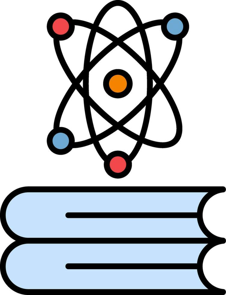 Knowledge Line Filled Icon vector