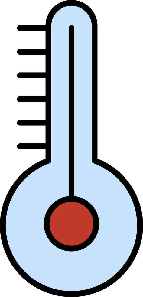 Temperature Line Filled Icon vector