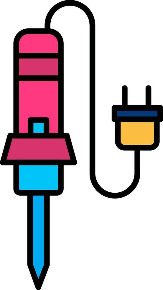 Welding Equipment Line Filled Icon vector