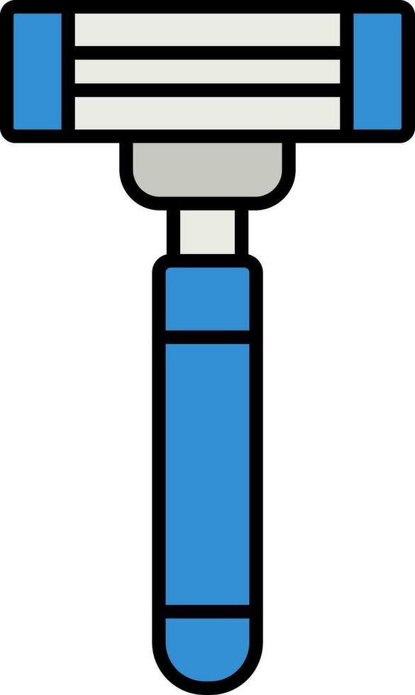 Razor Line Filled Icon vector