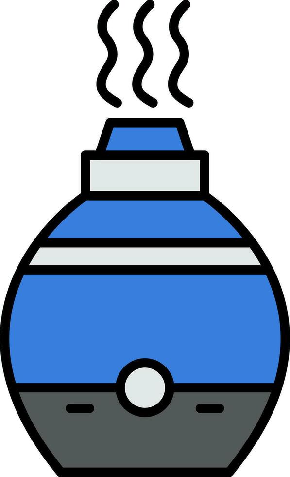 Air Diffuser Line Filled Icon vector