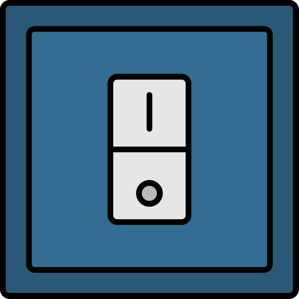 Switcher Line Filled Icon vector
