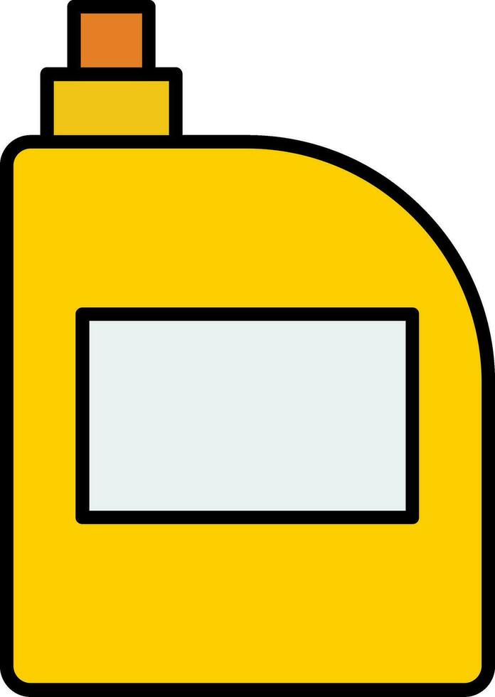 Bleach Line Filled Icon vector