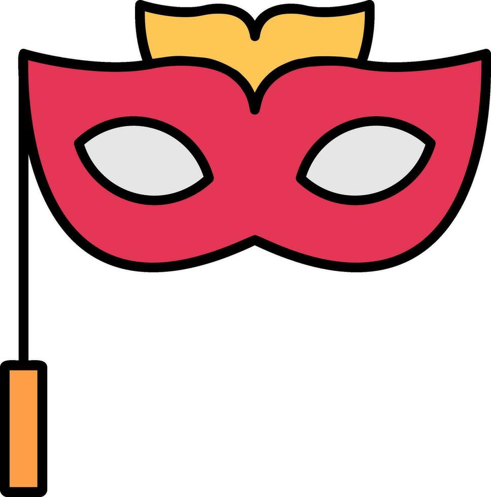 Eye mask Line Filled Icon vector