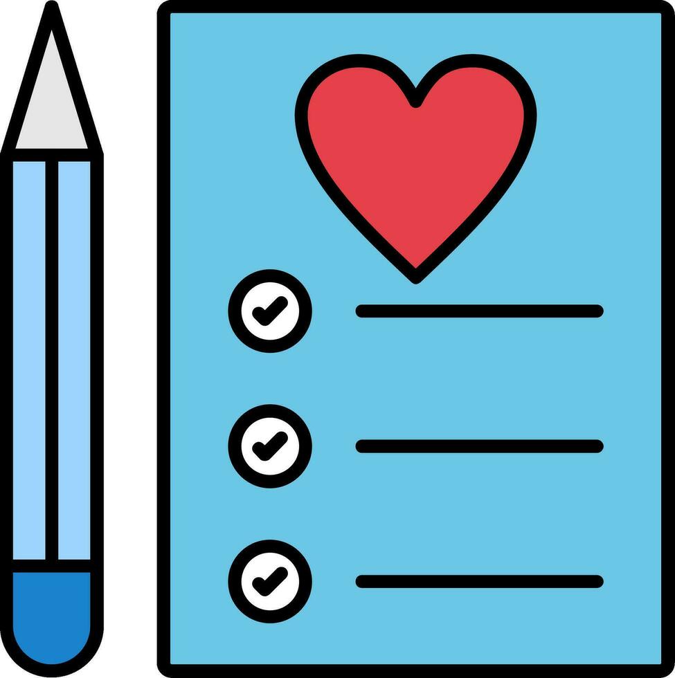 Procedure Line Filled Icon vector