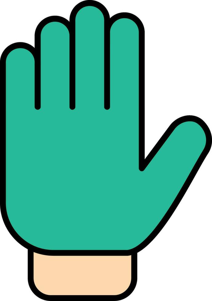 Gloves Line Filled Icon vector