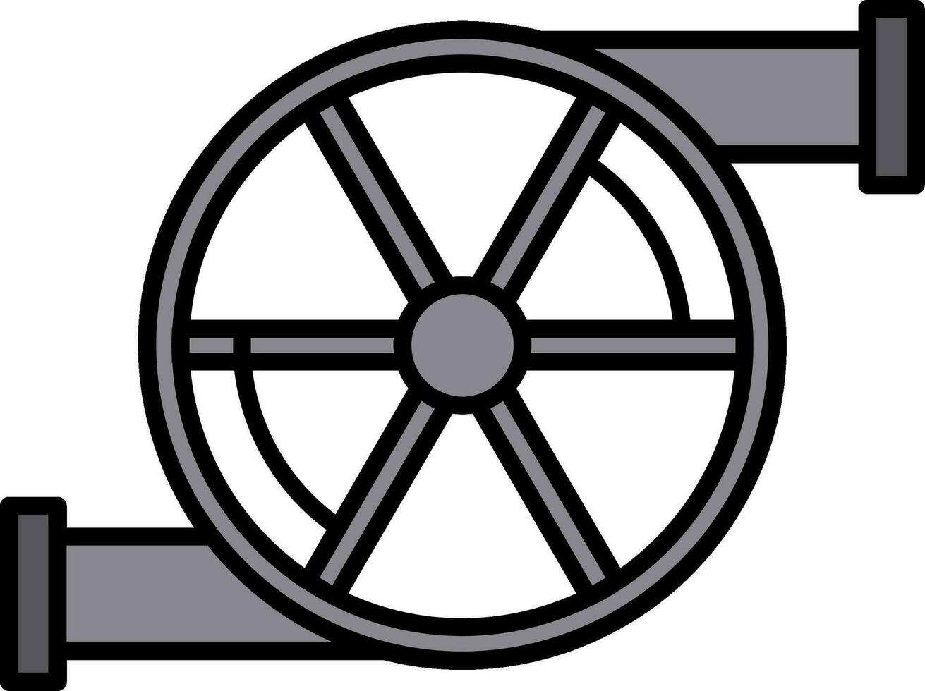 Turbo Line Filled Icon vector