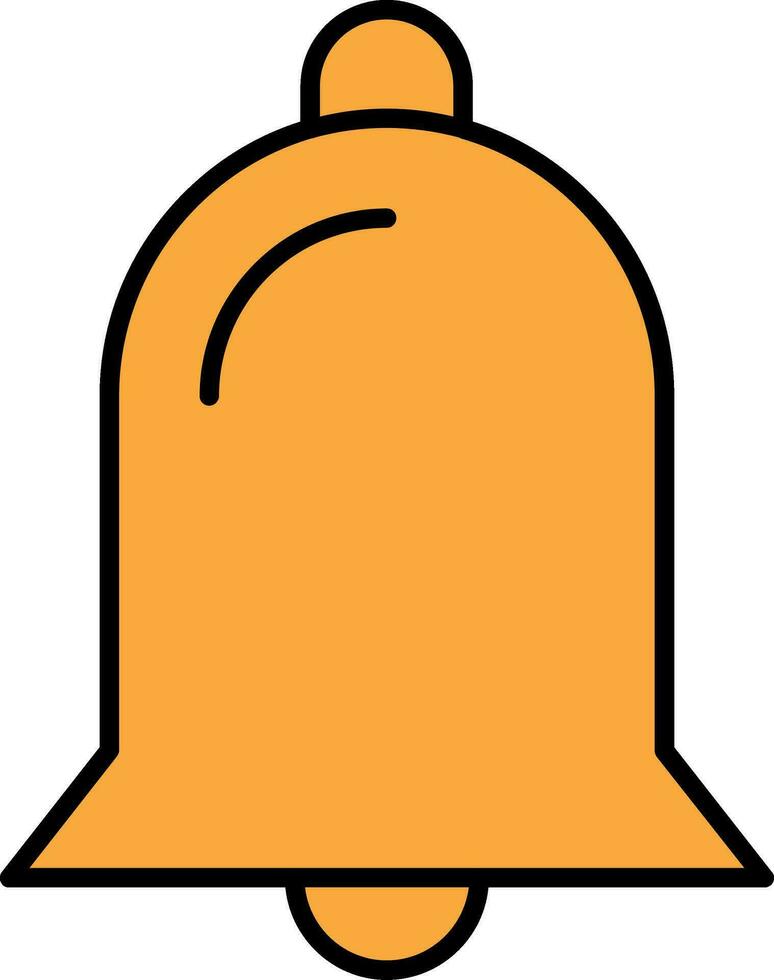 Bell Line Filled Icon vector