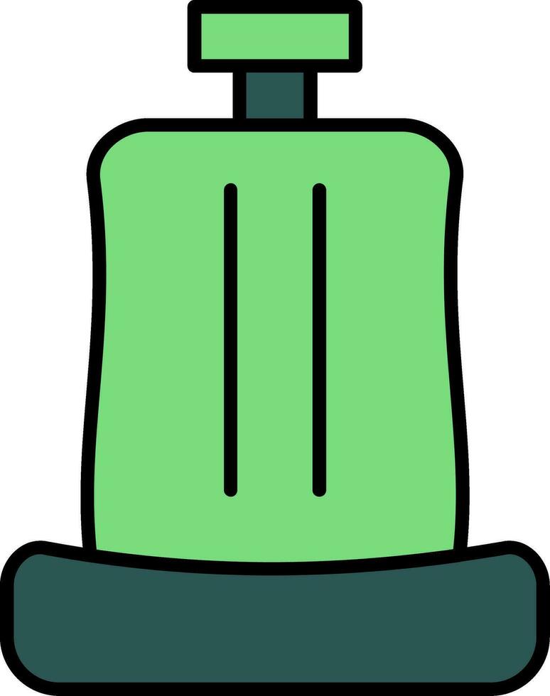 Seat Line Filled Icon vector