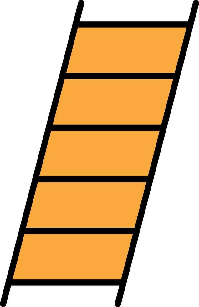 Ladder Line Filled Icon vector