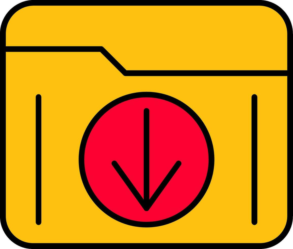 Download Line Filled Icon vector