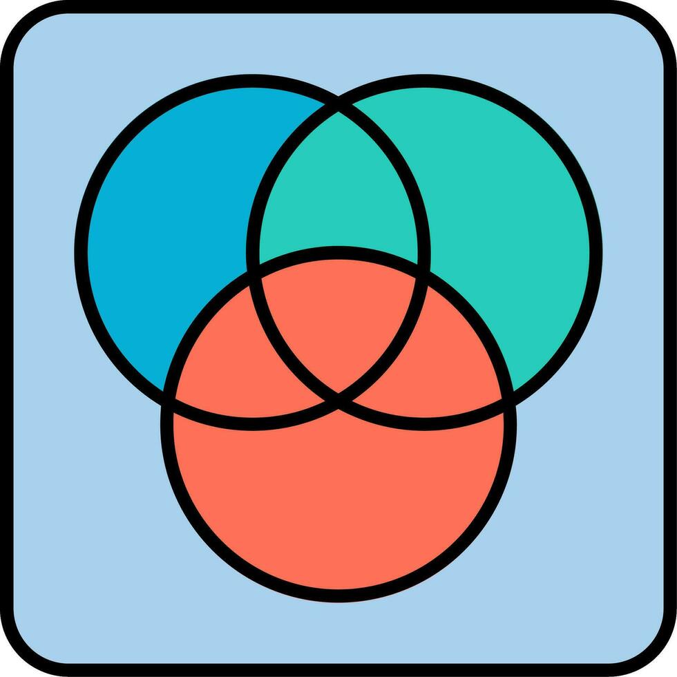Diagram Line Filled Icon vector