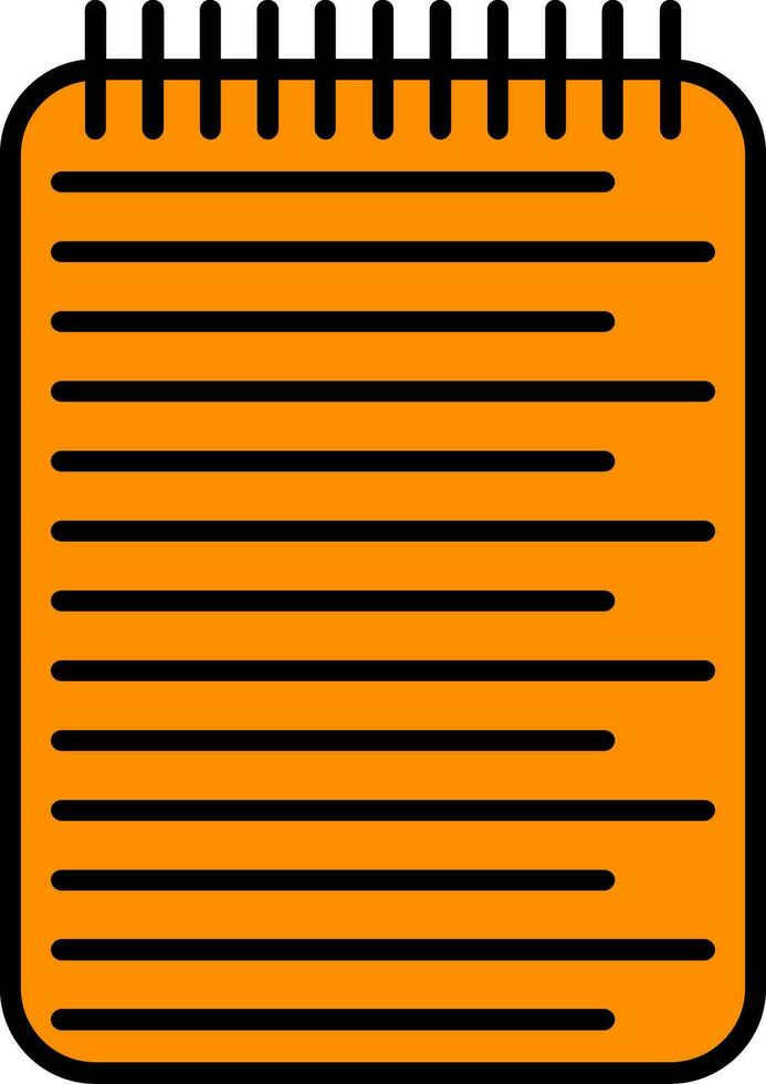 List Line Filled Icon vector
