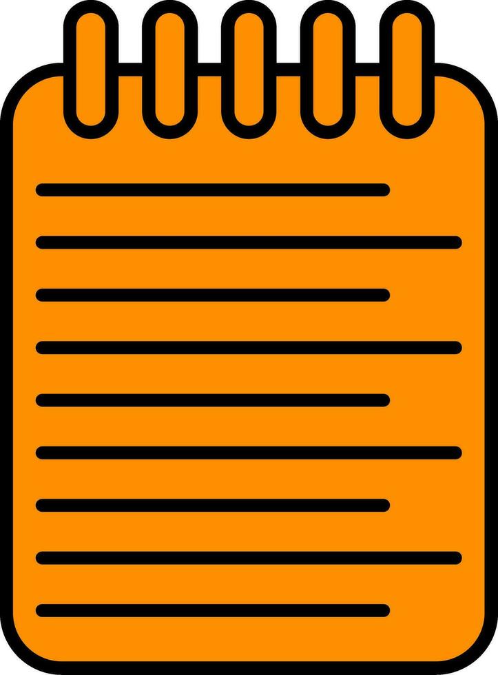 List Line Filled Icon vector