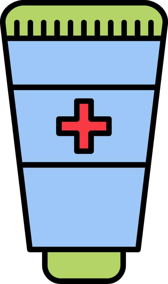 Hand Sanitizer Line Filled Icon vector