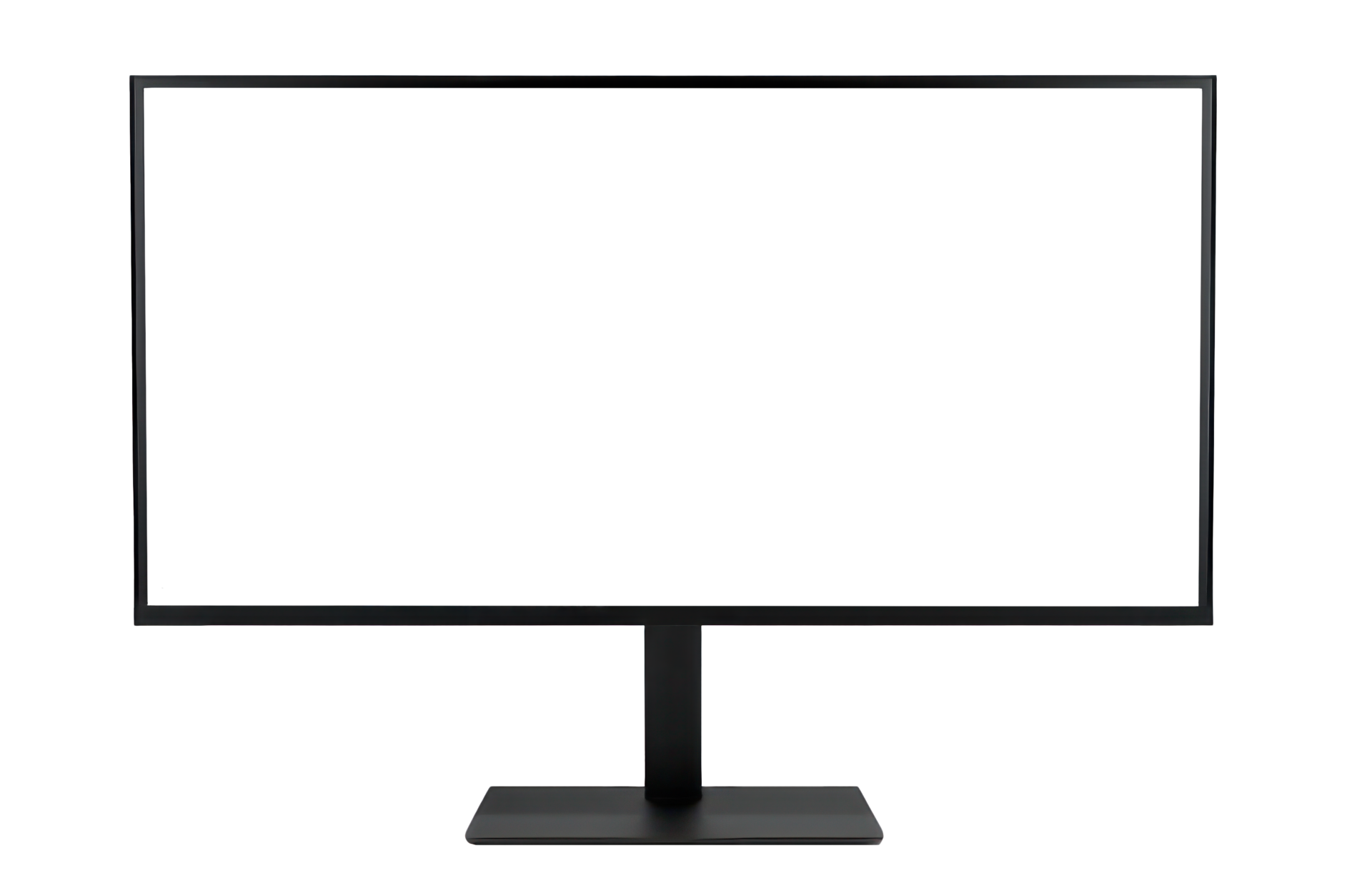 AI generated Sleek Ultrawide Monitor Isolated on White 36724986 PNG