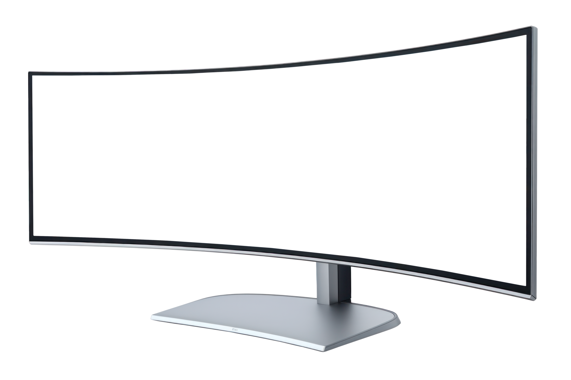 ai-generated-curved-ultrawide-monitor-on-transparent-background-front