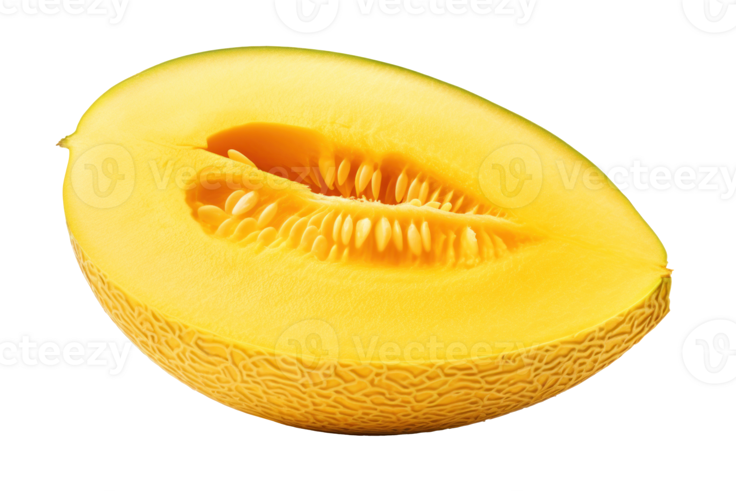 AI generated Juicy Melon Slice on Transparent Background png