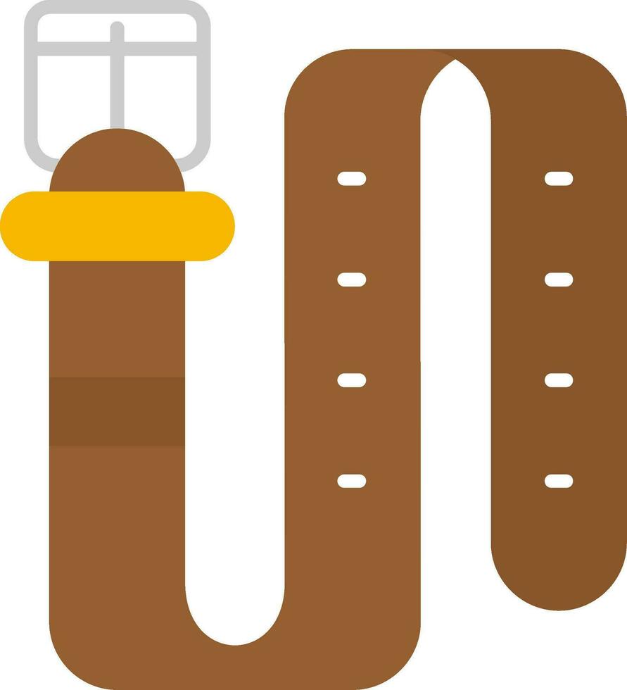 Belt Line Filled Icon vector