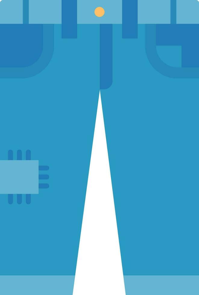 Jeans Line Filled Icon vector