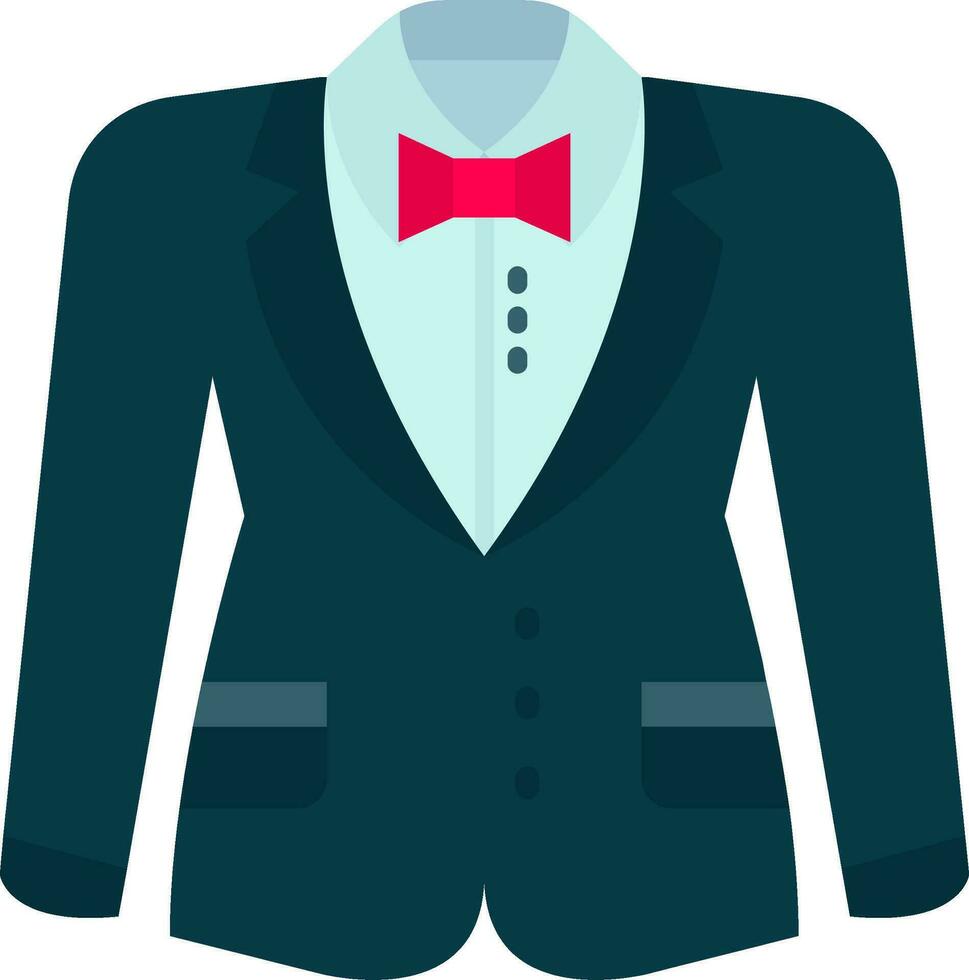 Blazer Line Filled Icon vector