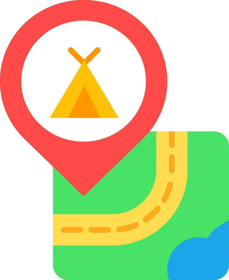 Caming Line Filled Icon vector