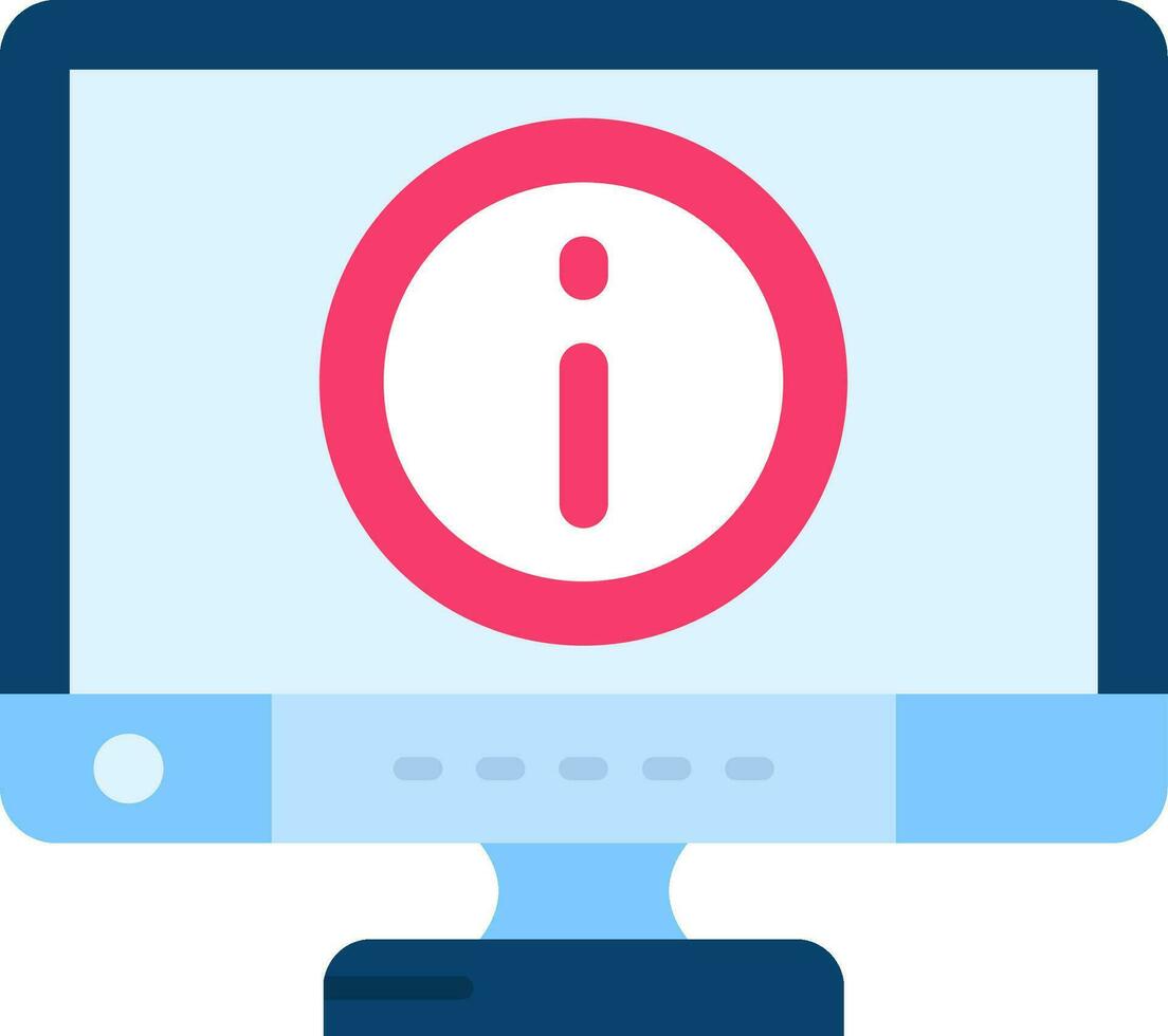 Info Line Filled Icon vector