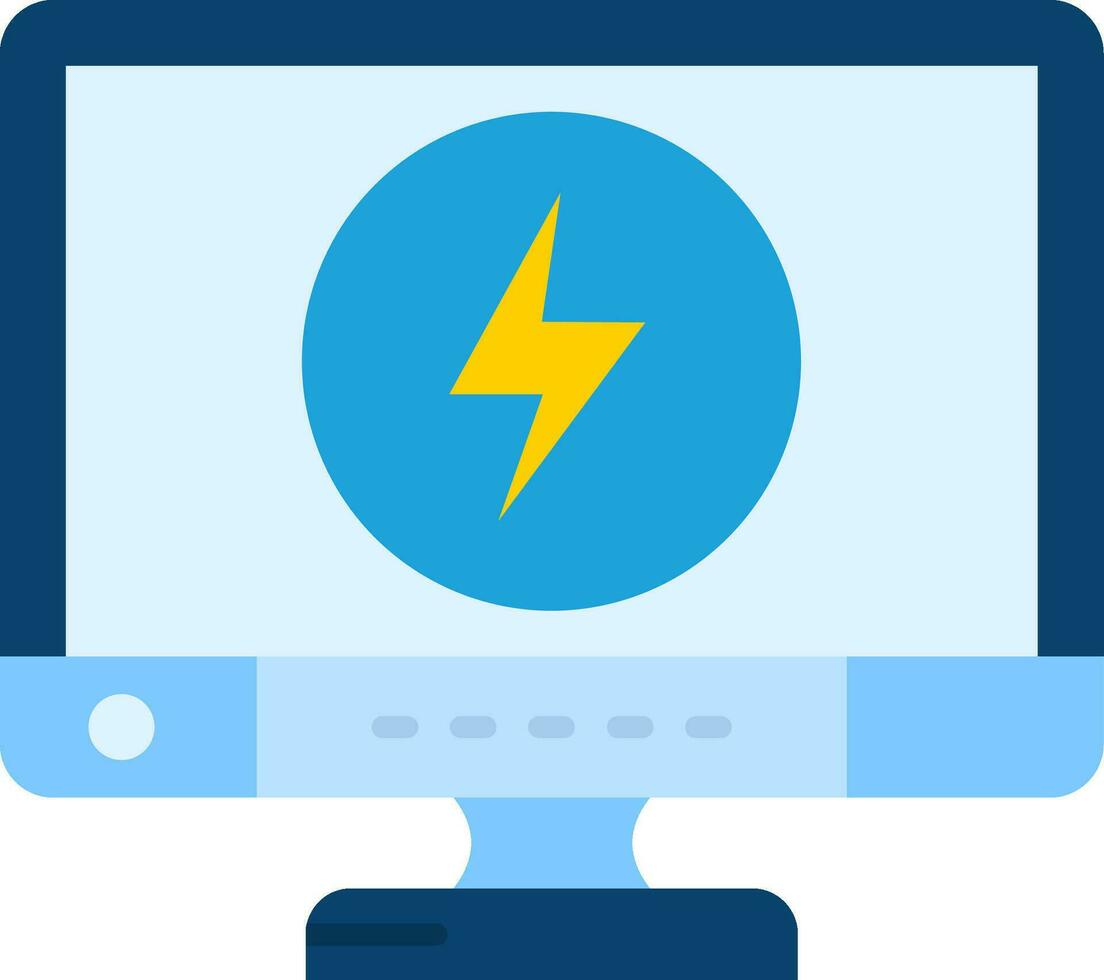 Energy Line Filled Icon vector