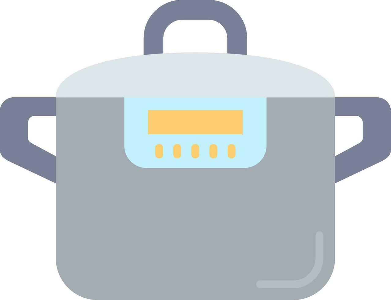 Pressure cooker Line Filled Icon vector