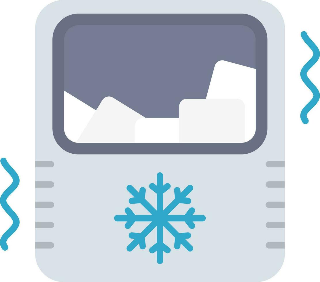 Ice maker Line Filled Icon vector