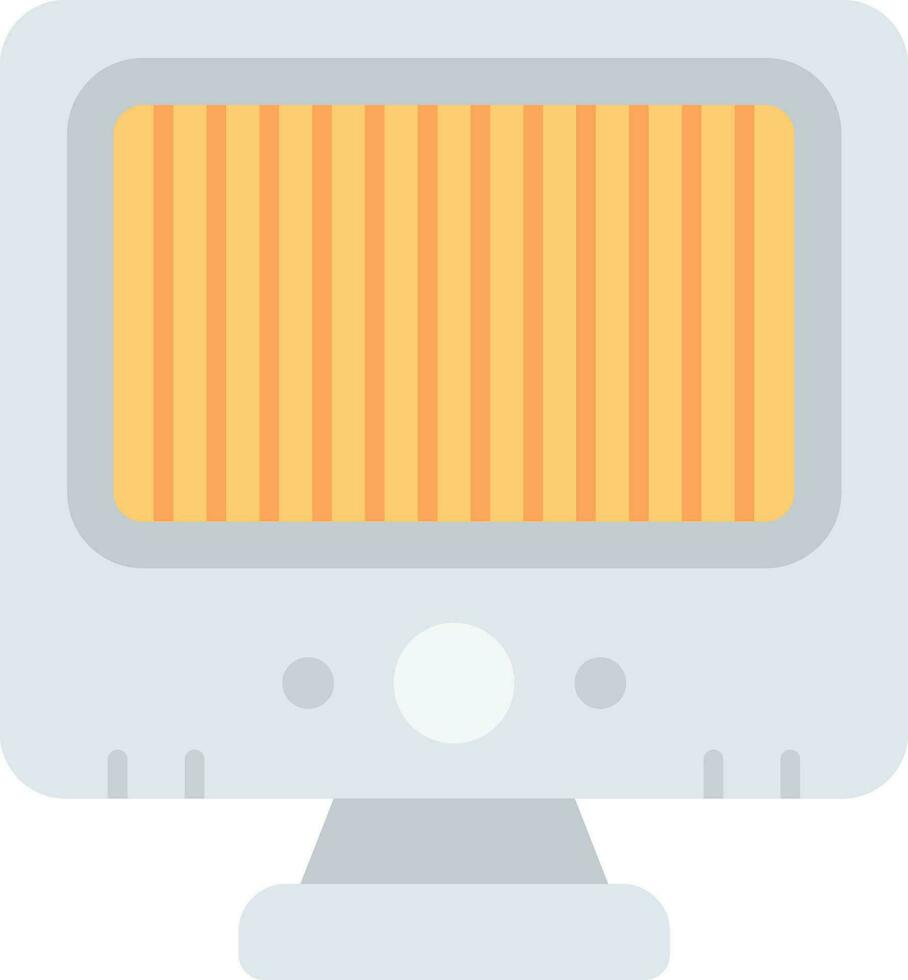 Heater Line Filled Icon vector