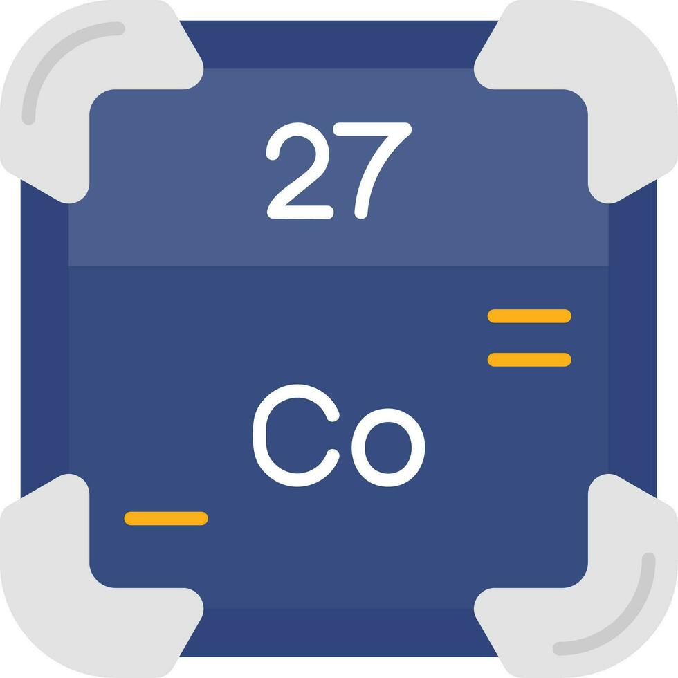 Cobalt Line Filled Icon vector