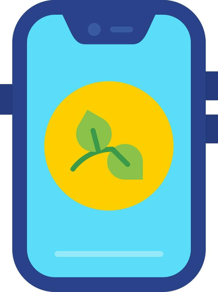 Eco Line Filled Icon vector