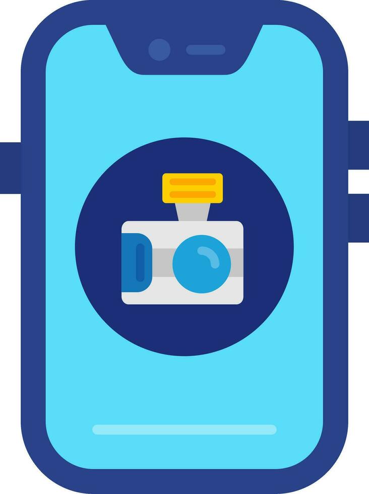 Camera Line Filled Icon vector