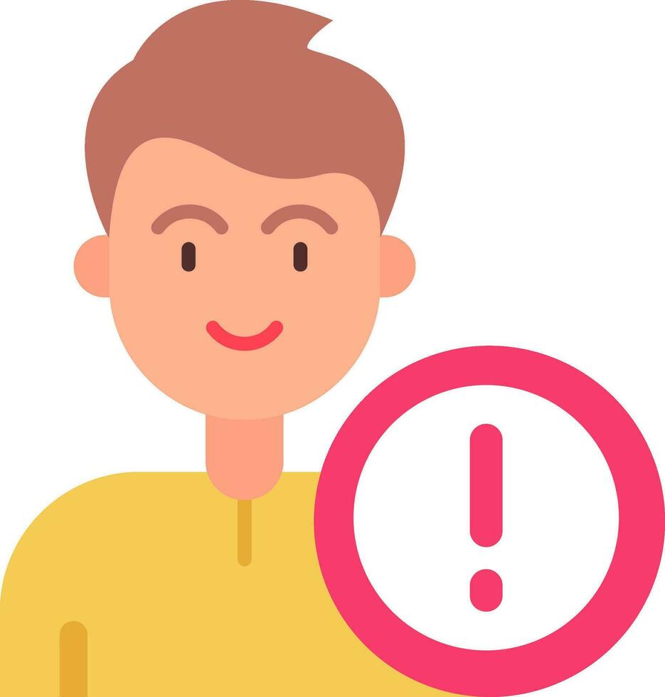 Error Line Filled Icon vector