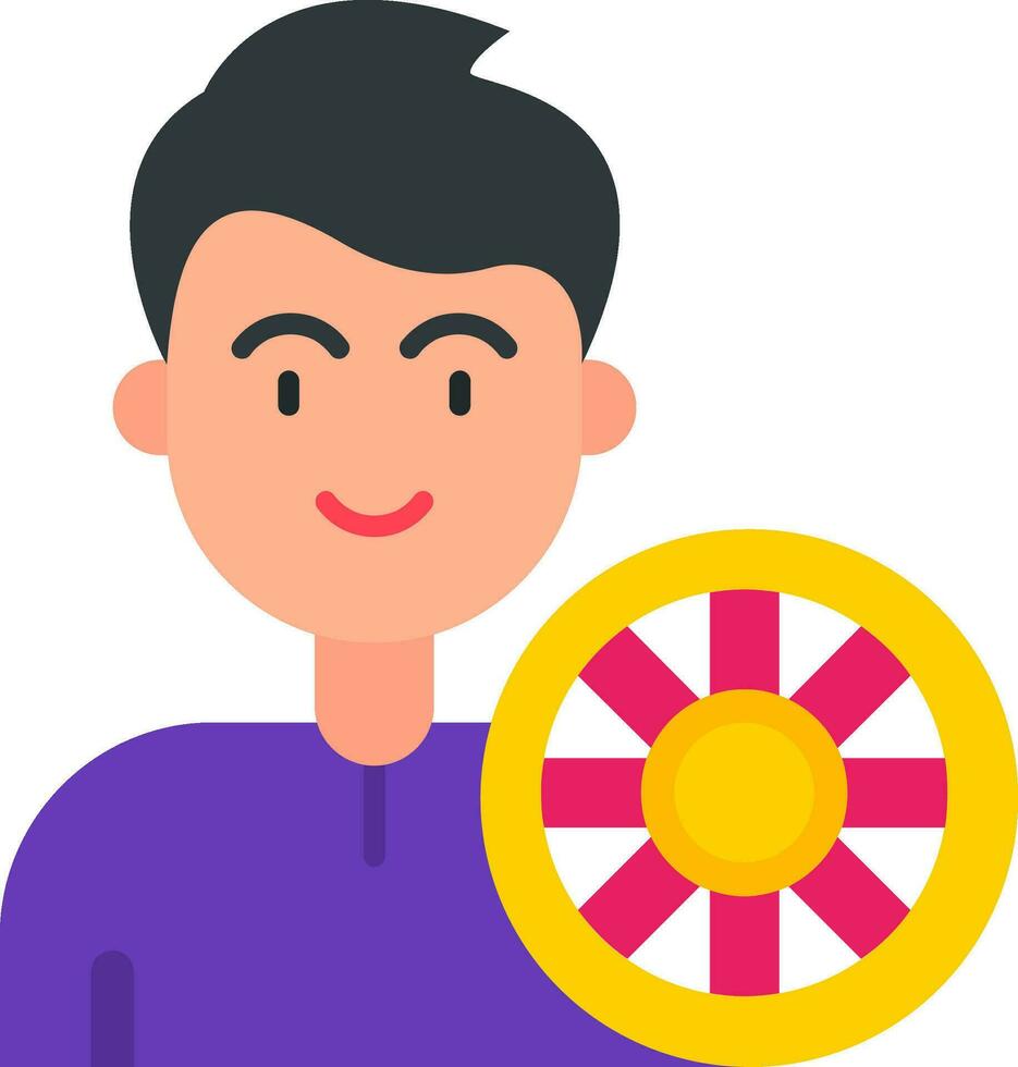 Lifesaver Line Filled Icon vector