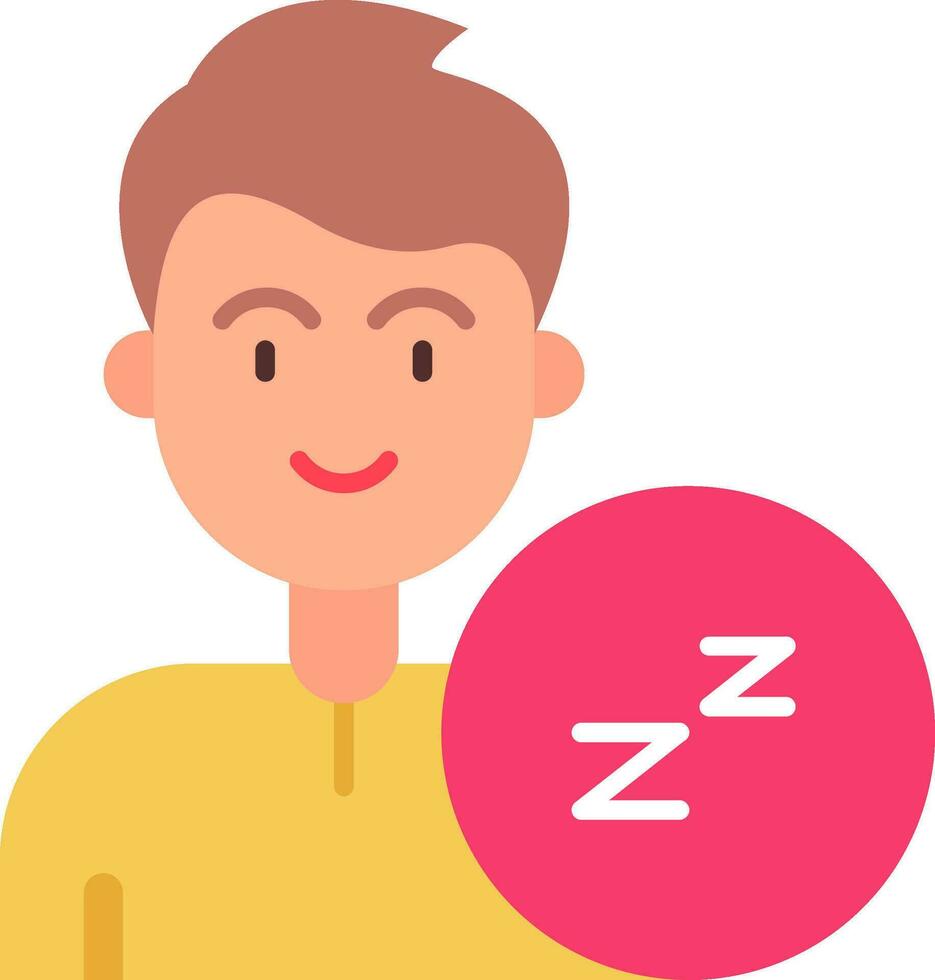 Sleep Line Filled Icon vector