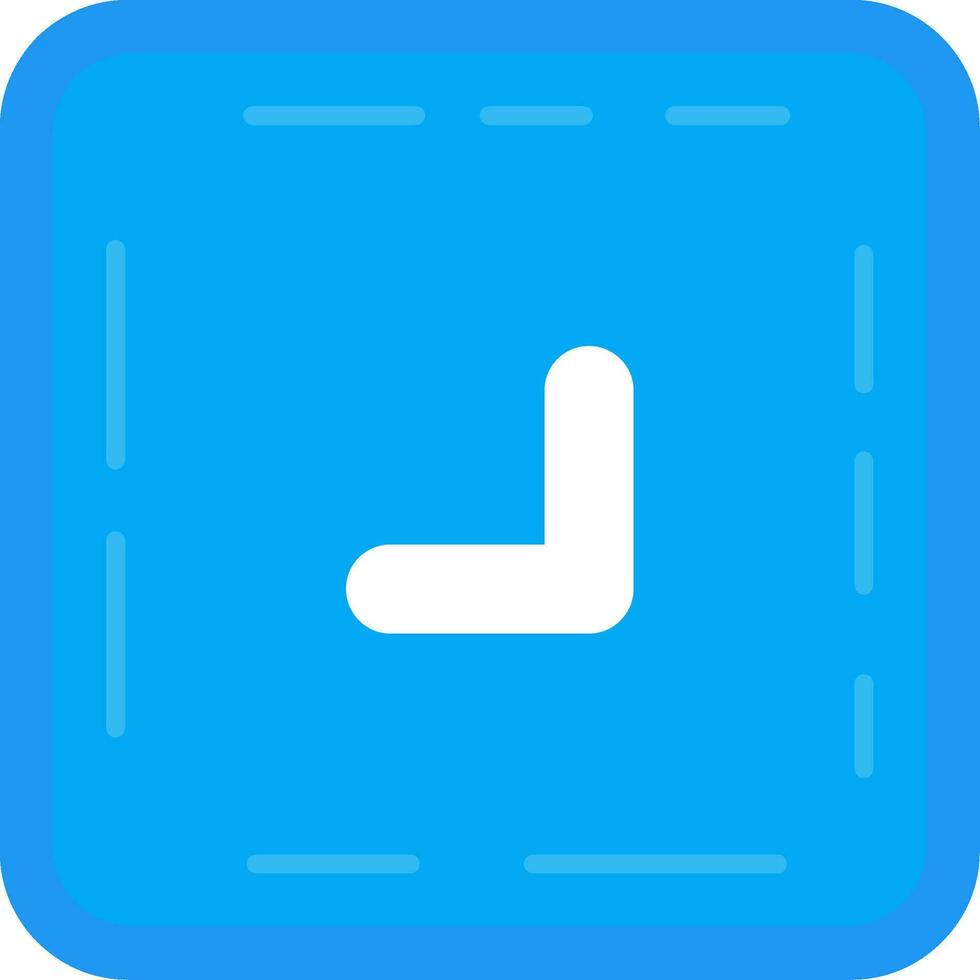 Chevron Line Filled Icon vector