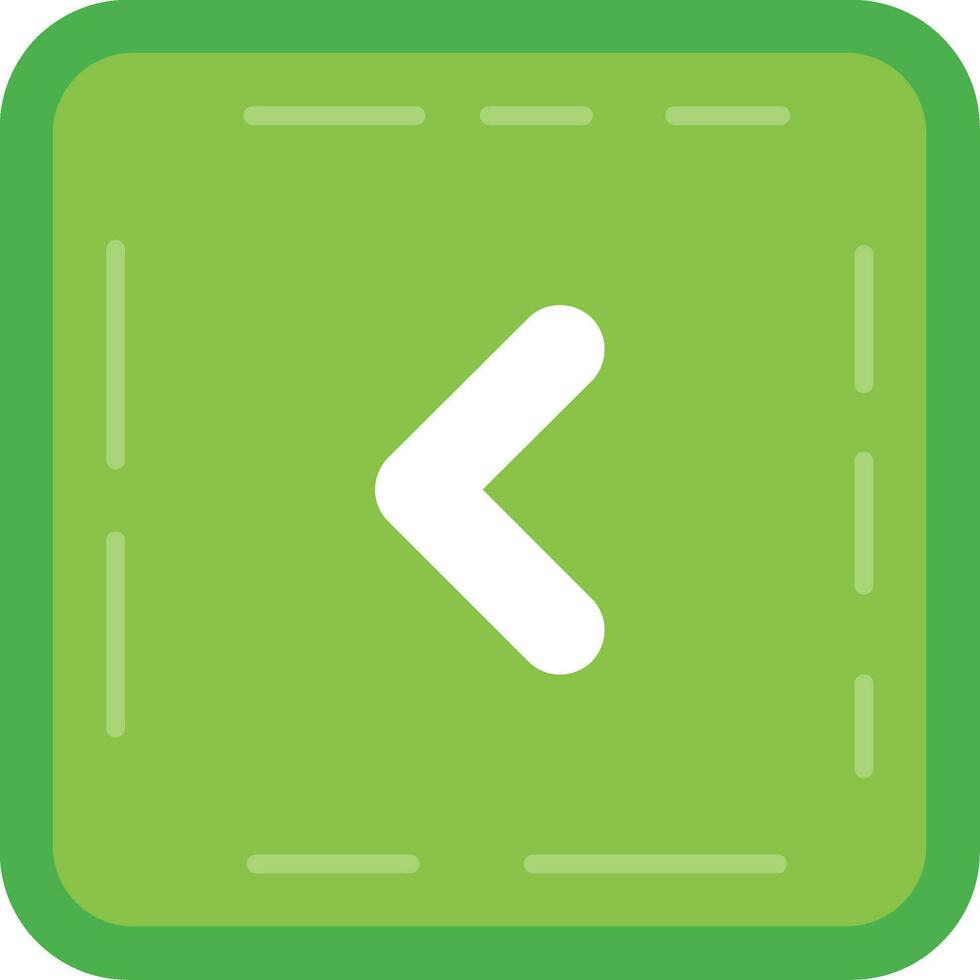 Chevron Line Filled Icon vector
