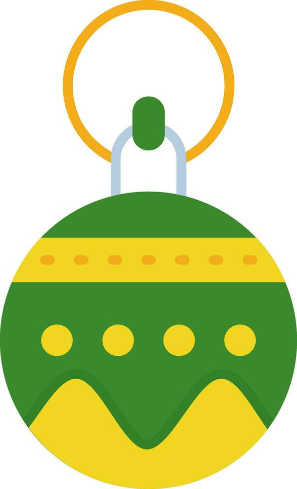 Bauble Line Filled Icon vector