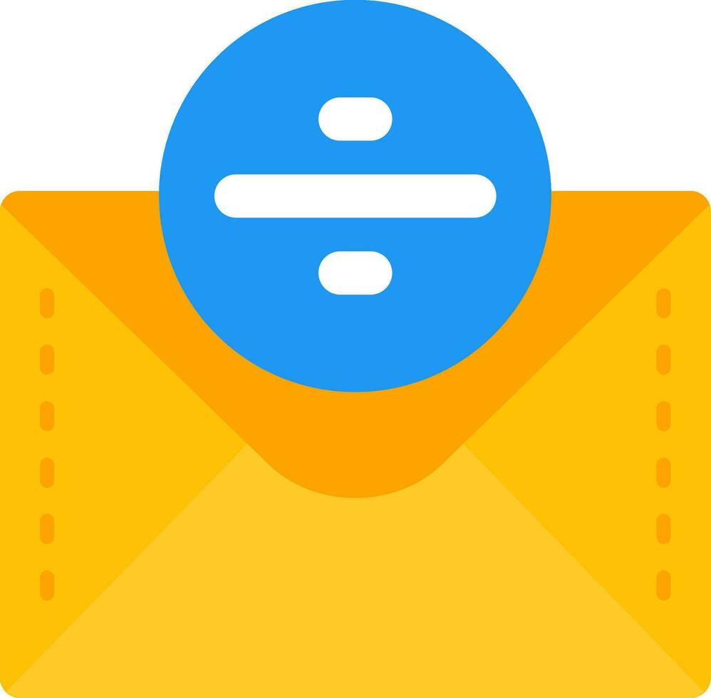Divide Line Filled Icon vector