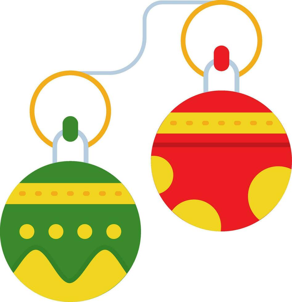 Jingle bell Line Filled Icon vector