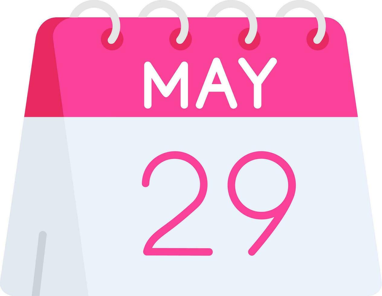 29th of May Line Filled Icon vector