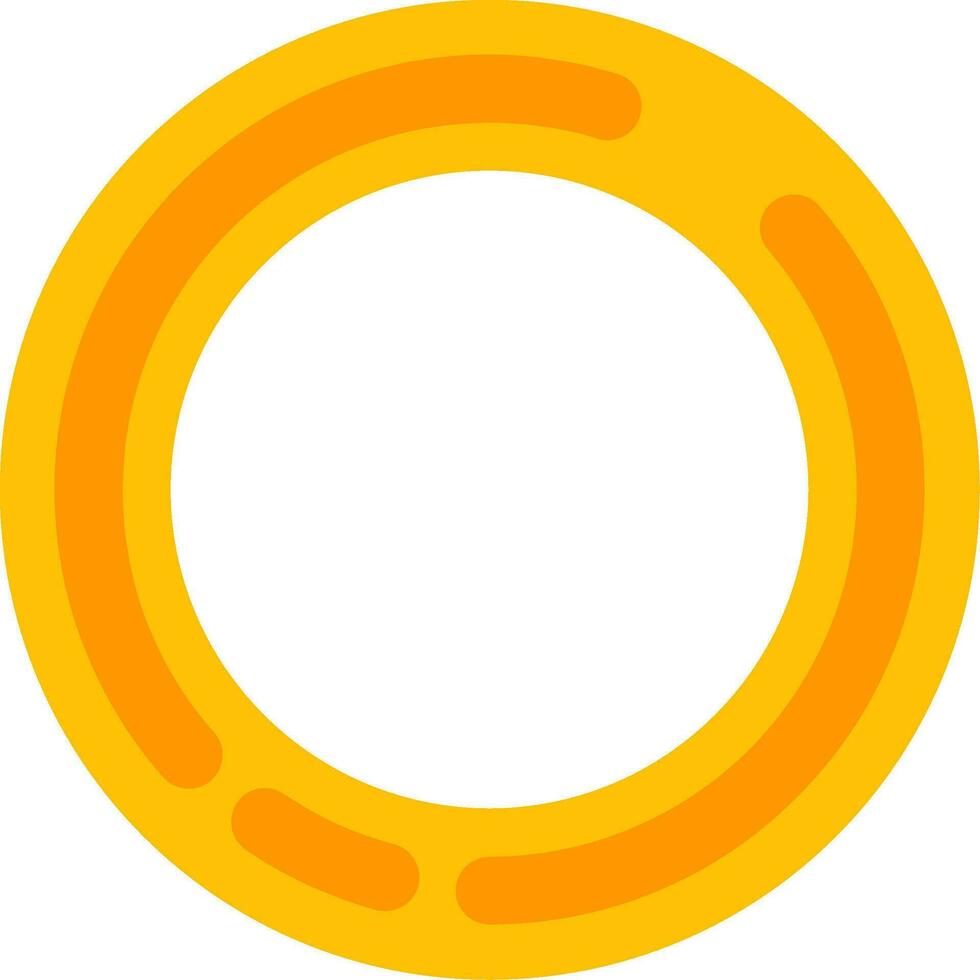 Circle Line Filled Icon vector