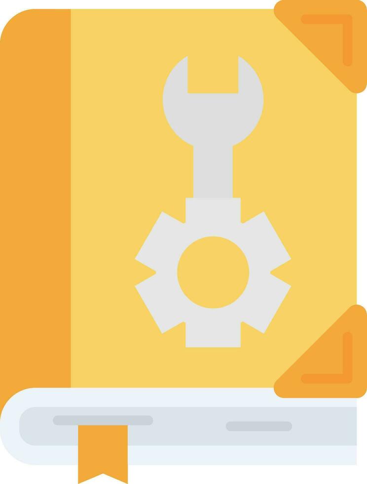User manual Line Filled Icon vector