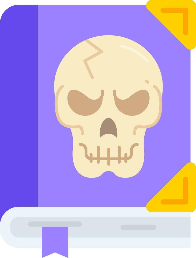 Horror Line Filled Icon vector